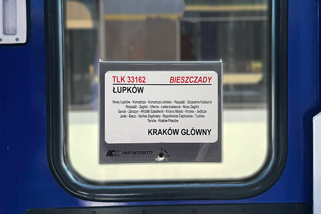 TLK 33162/TLK 30160 BIESZCZADY/POŁONINY