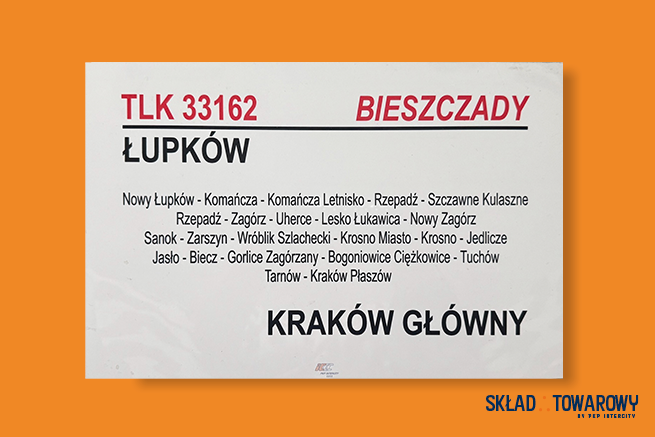 TLK 33162/TLK 30160 BIESZCZADY/POŁONINY
