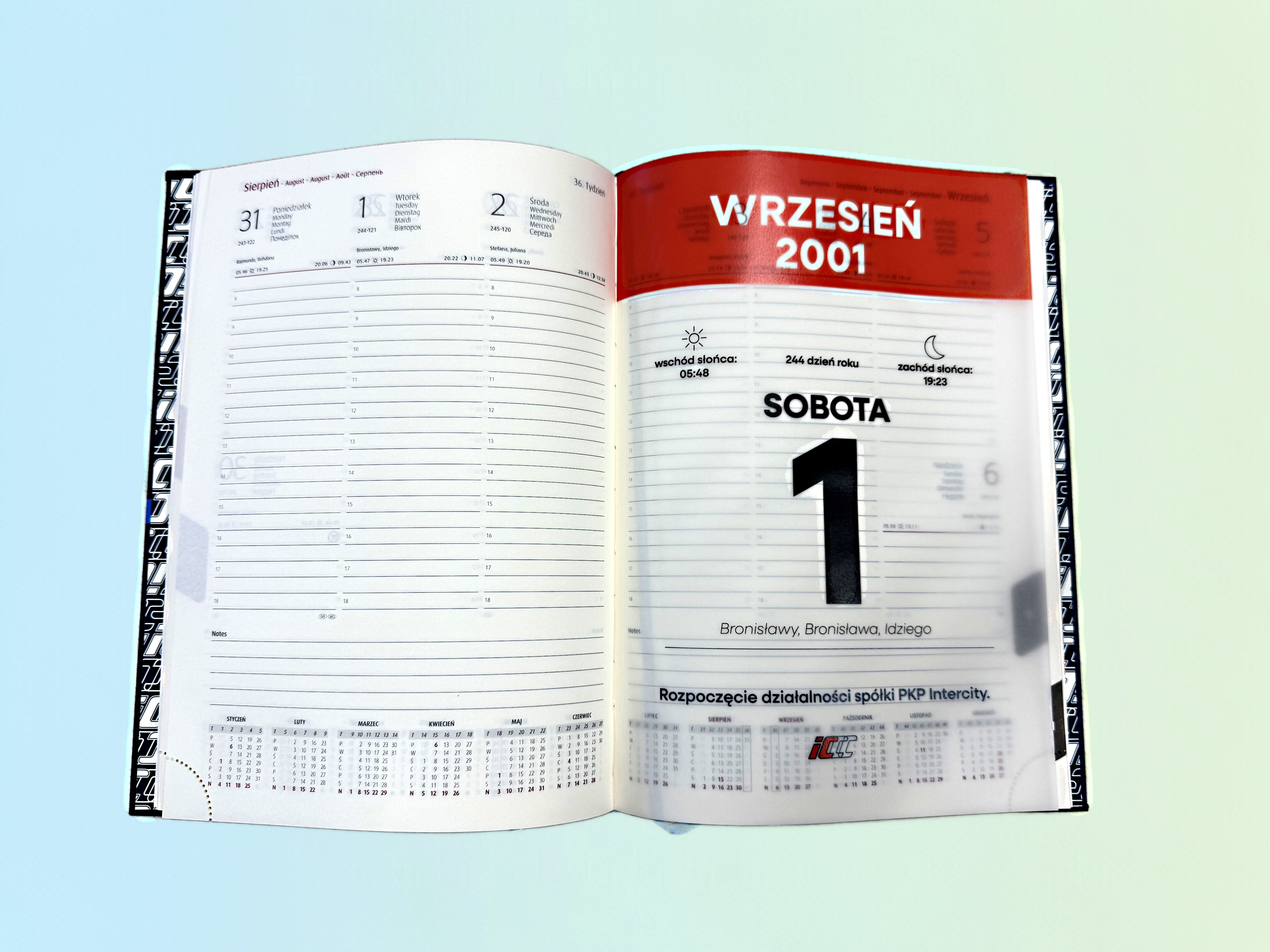 Kalendarz książkowy