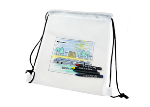 Plecak do kolorowania z kredkami