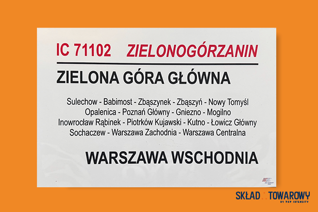 IC 71102 ZIELONOGÓRZANIN