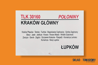 TLK 33162/TLK 30160 BIESZCZADY/POŁONINY