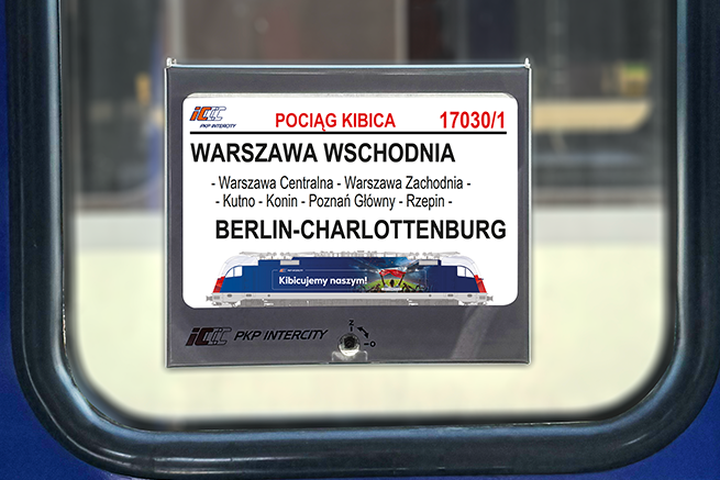Pociąg Kibica do Berlin-Charlottenburg
