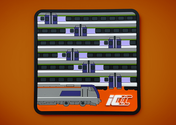 Podkładka pod kubek „Wagony”